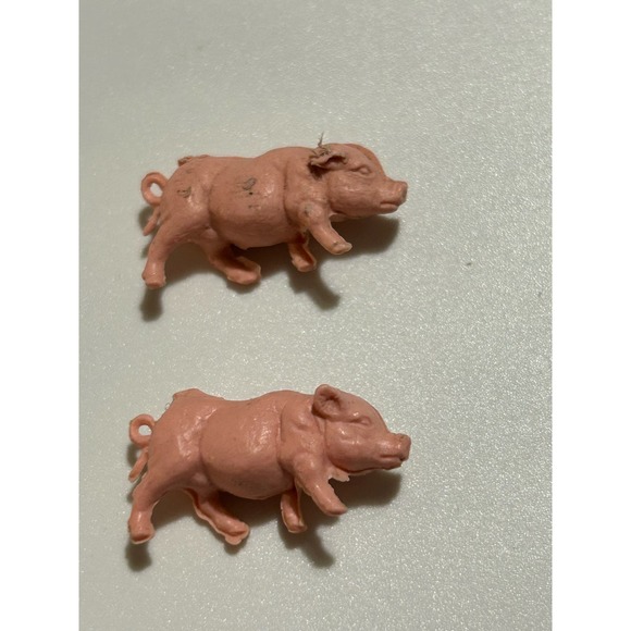 Vintage Lot Of Mini Animals Lot Monopoly Dog Piece Cat Pigs Fox Collectible Rare - Picture 5 of 16